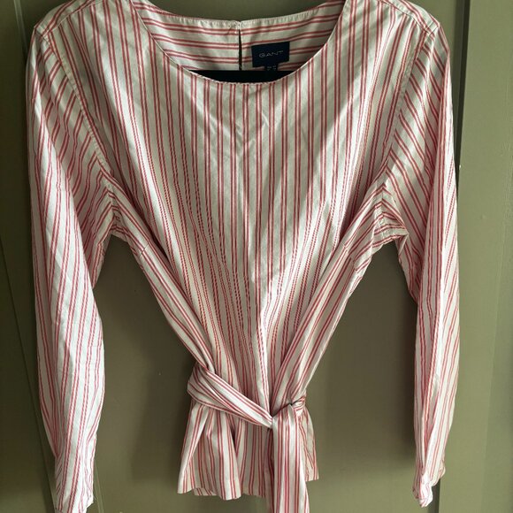 GANT Red and White Size 10 US Women's Blouse - Picture 1 of 5